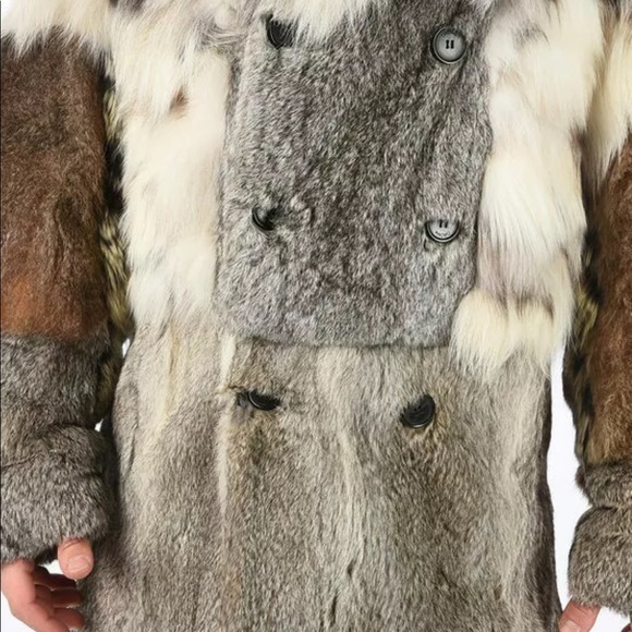 Drome Gucci Versace Dior fur shearling jacket coat - Picture 3 of 12